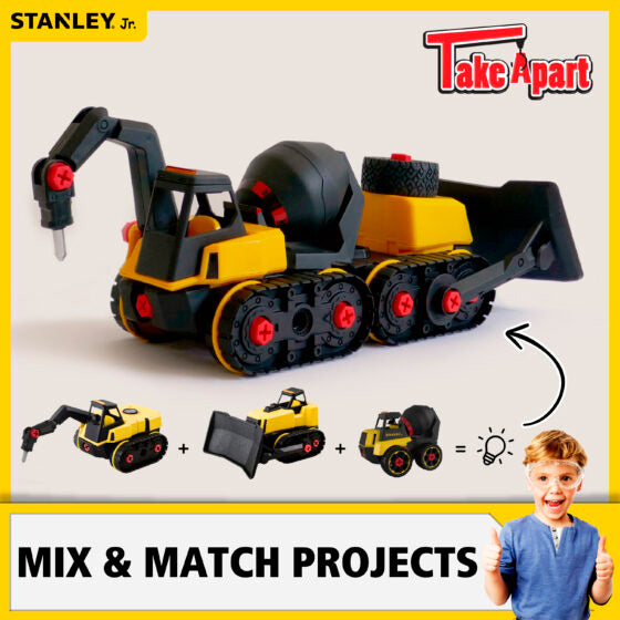 STANLEY® Jr. Take Apart Cement Truck Kit