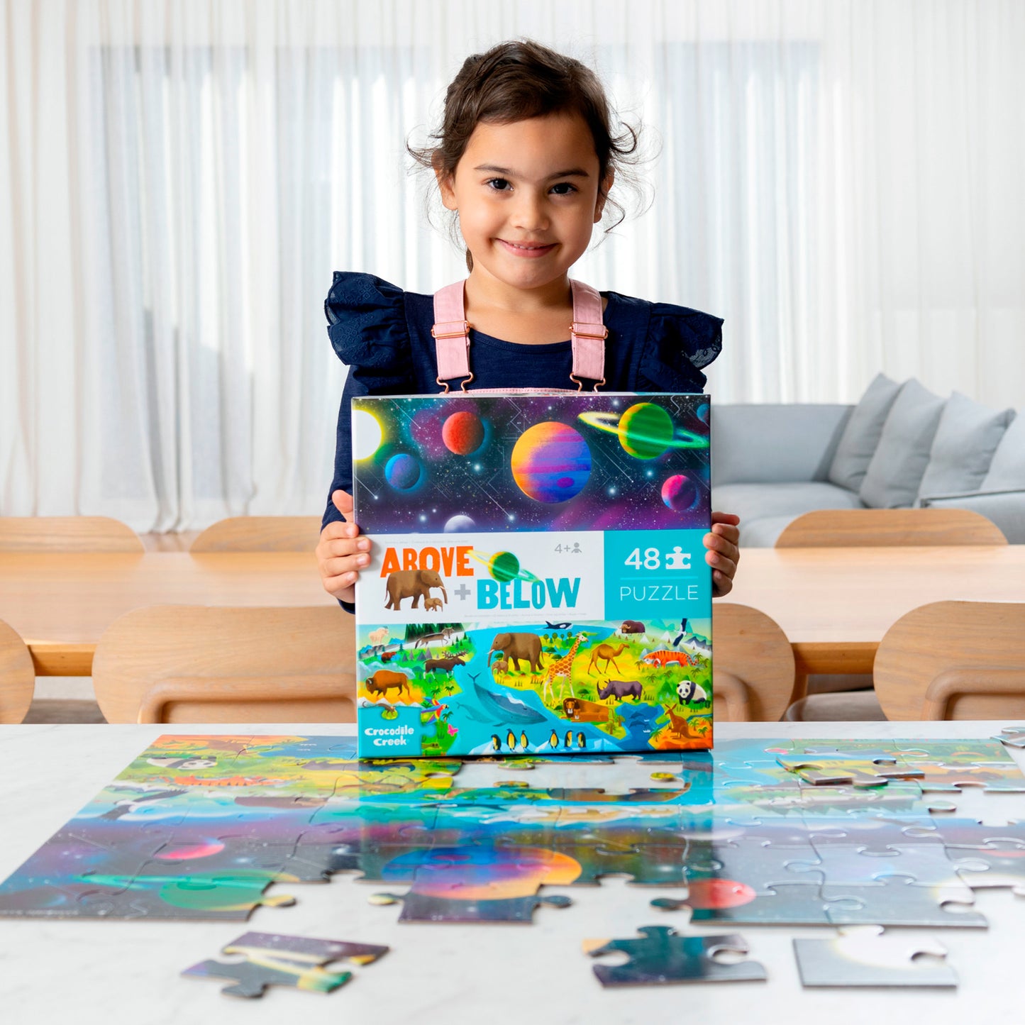 Above & Below Puzzle 48 Pc - Earth & Space