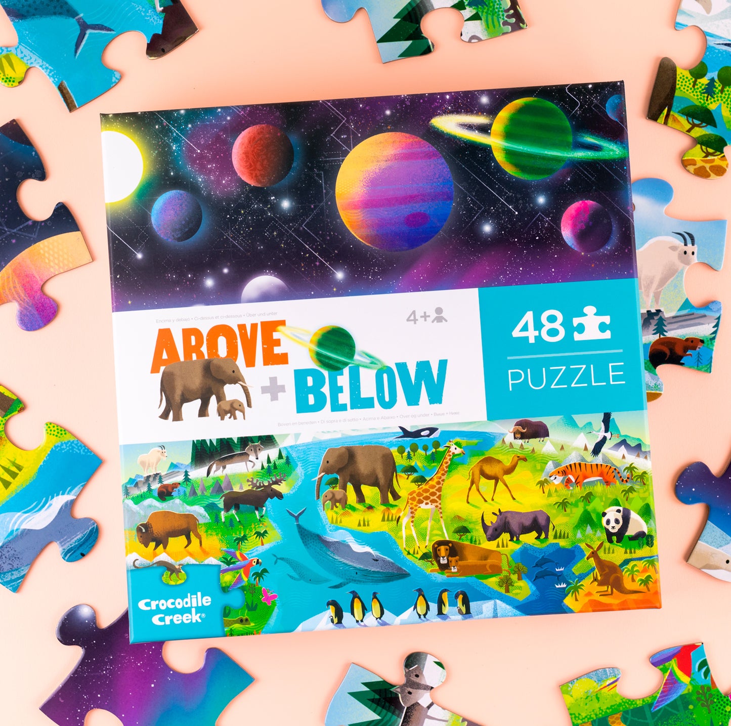 Above & Below Puzzle 48 Pc - Earth & Space