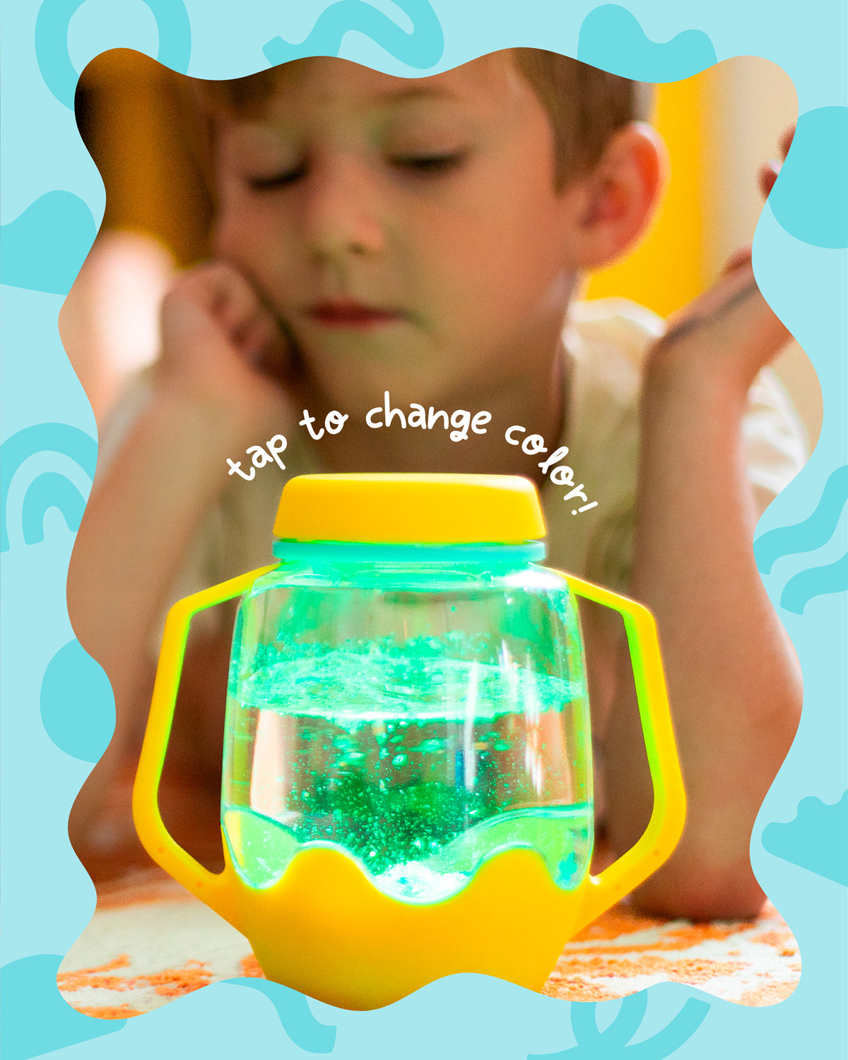Glo Pals Sensory Play Jar - Yellow