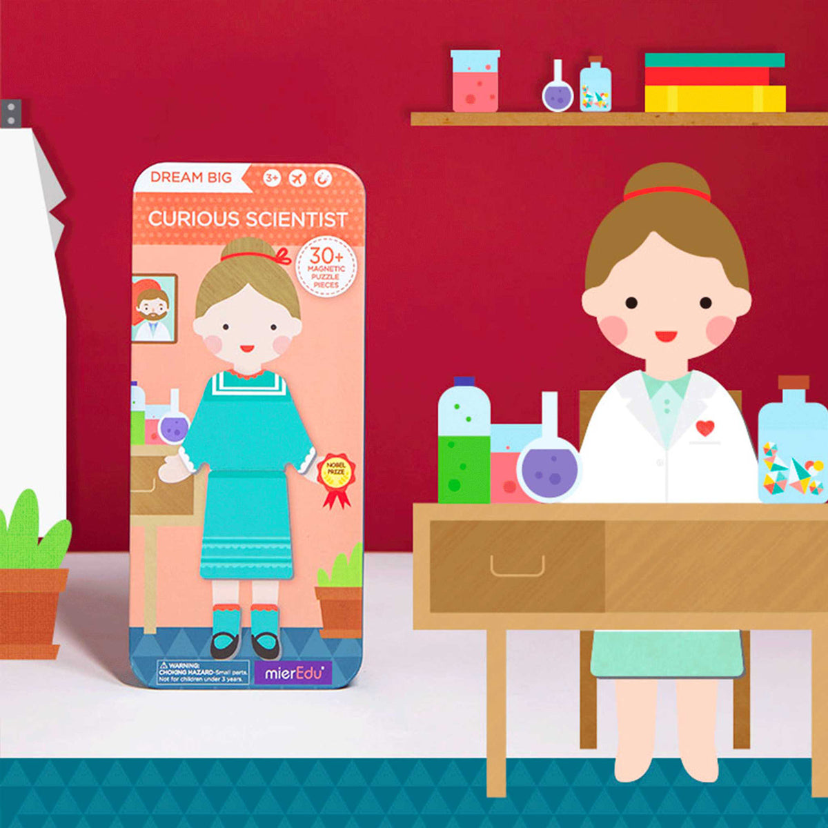 Magnetic Puzzle Box - Curious Scientist