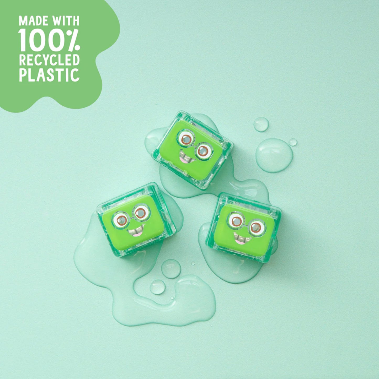 Glo Pals Water Activated Light-Up Cubes - Pippa (Green)