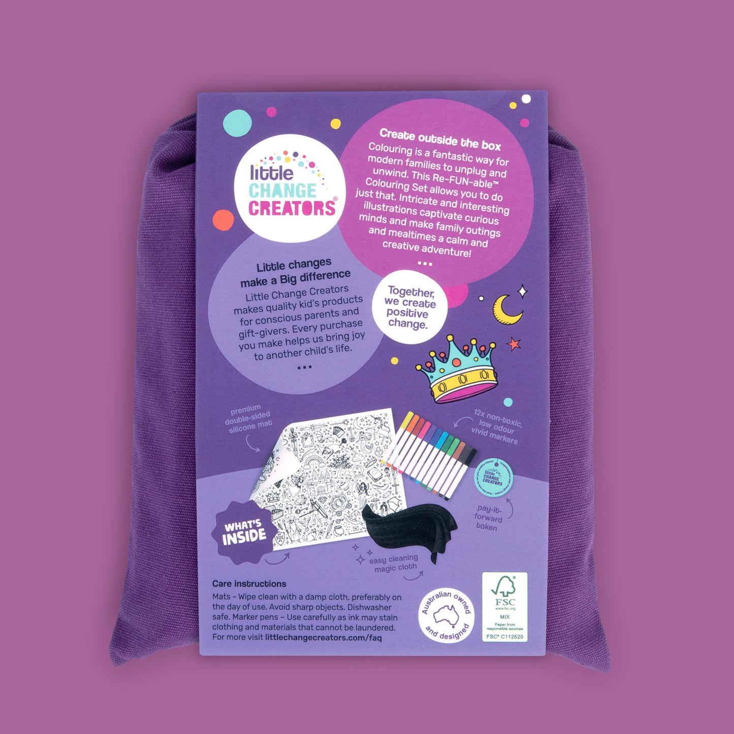 SPELLBOUND Re-FUN-able™ Colouring Set