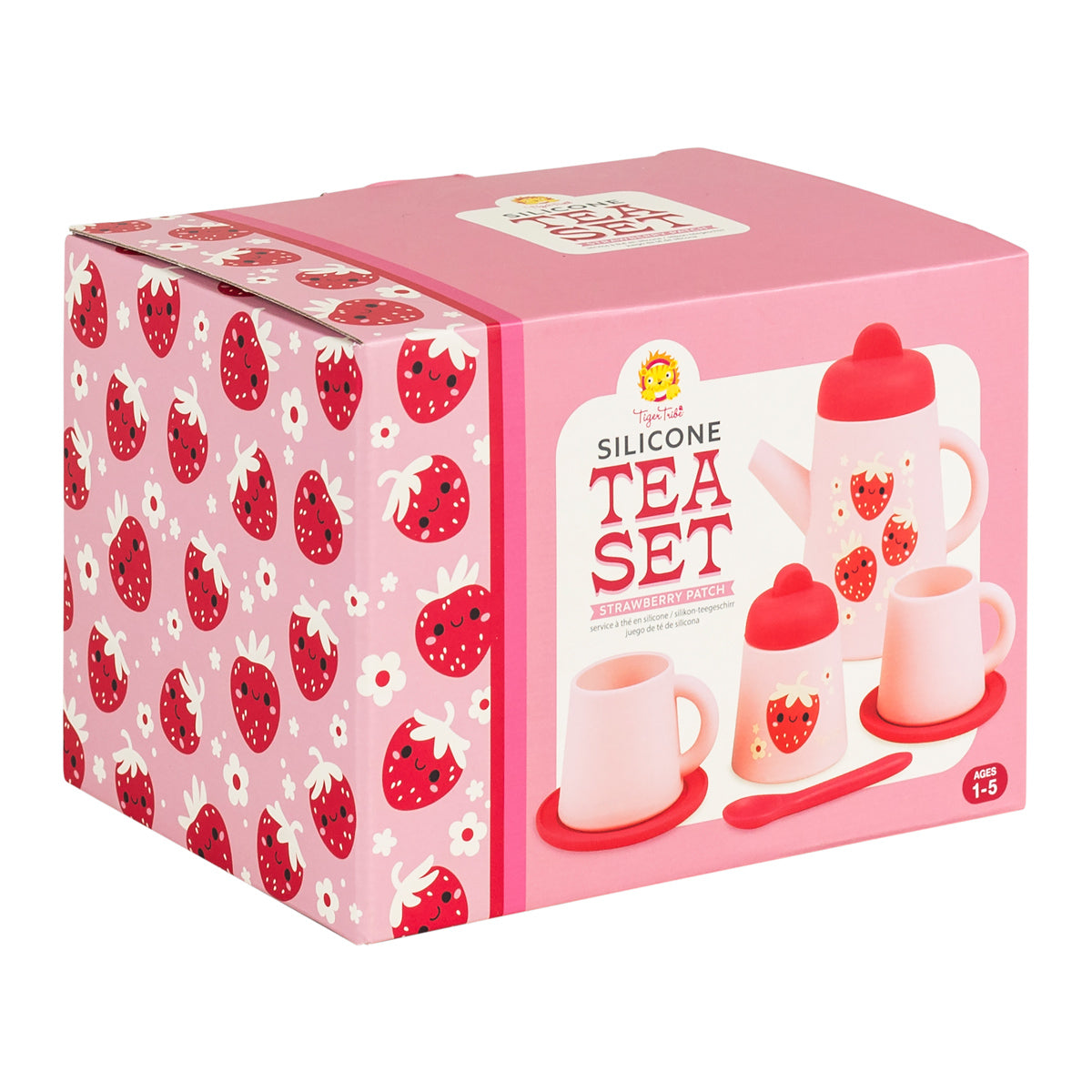 Silicone Tea Set - Strawberry Patch