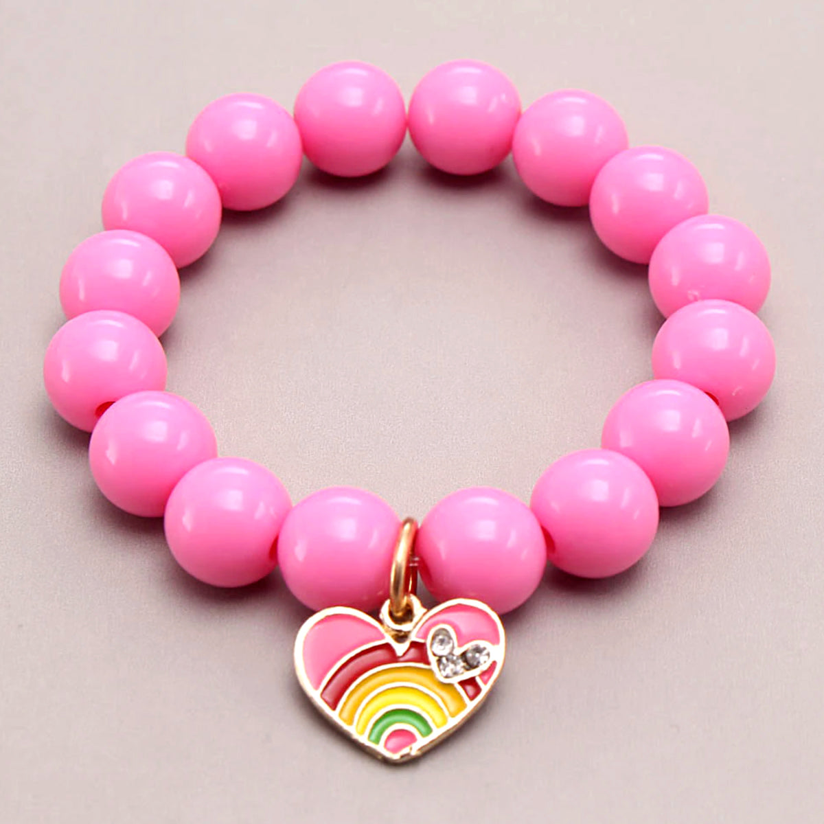 Colourful Beaded Charm Bracelets