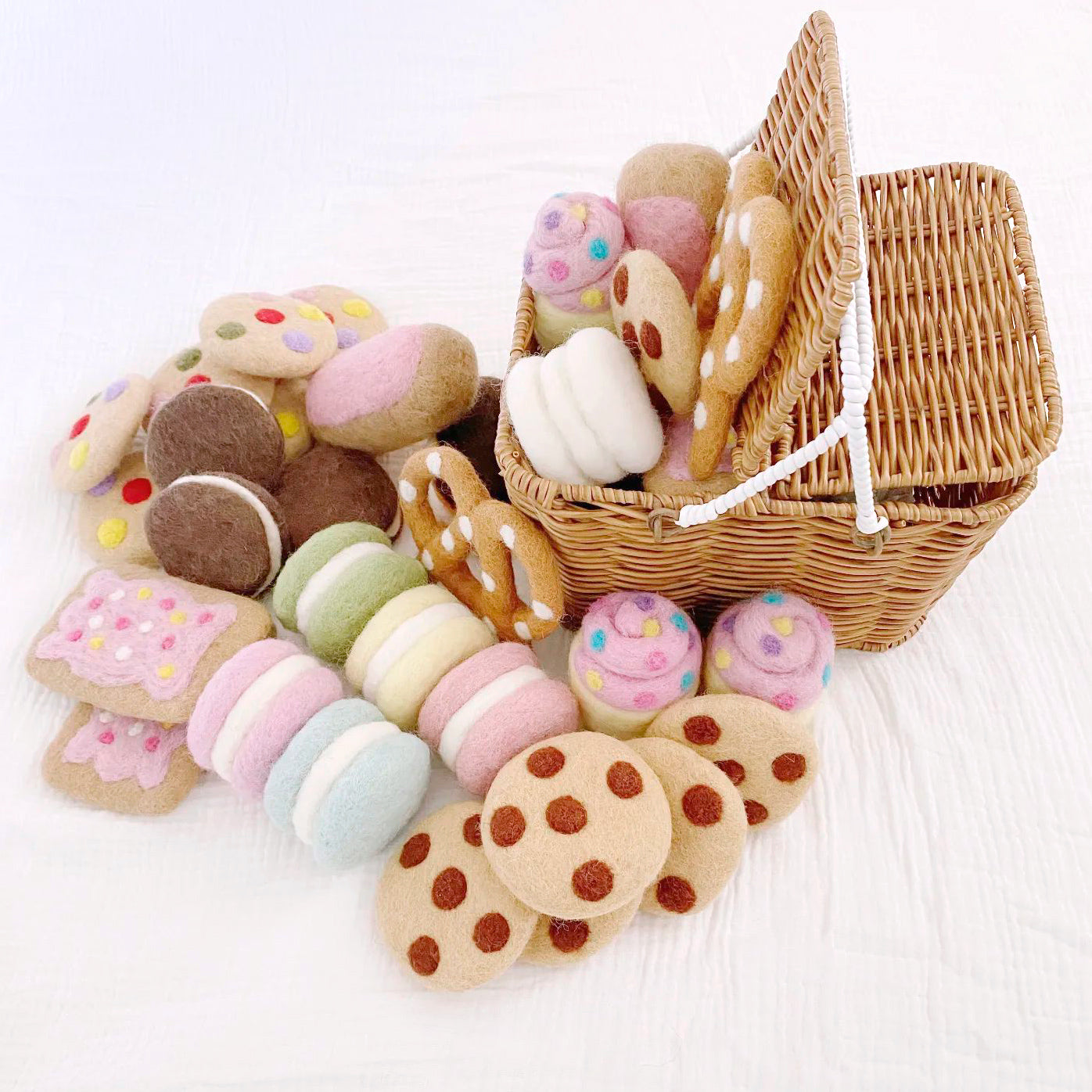 Felt Finger Buns - Set of 2