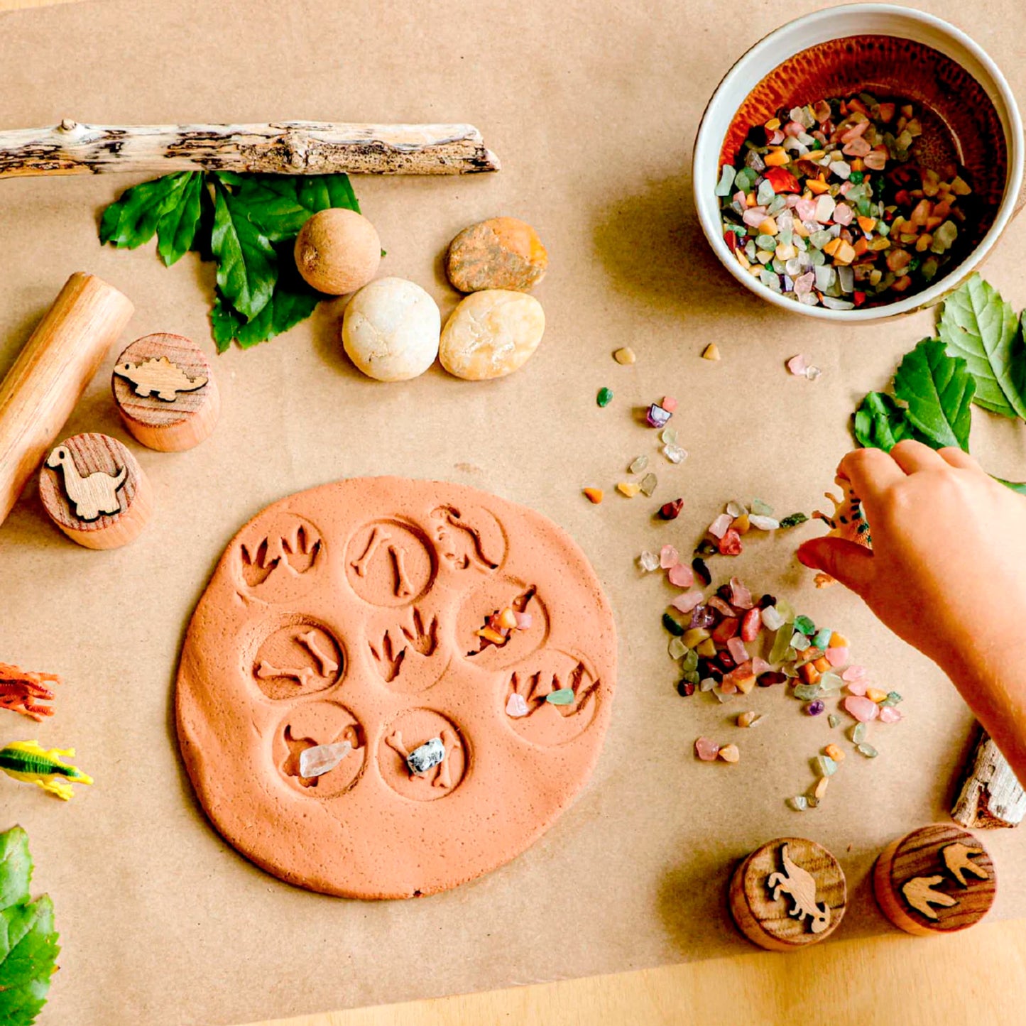 Playdough Stamps - Dinosaur