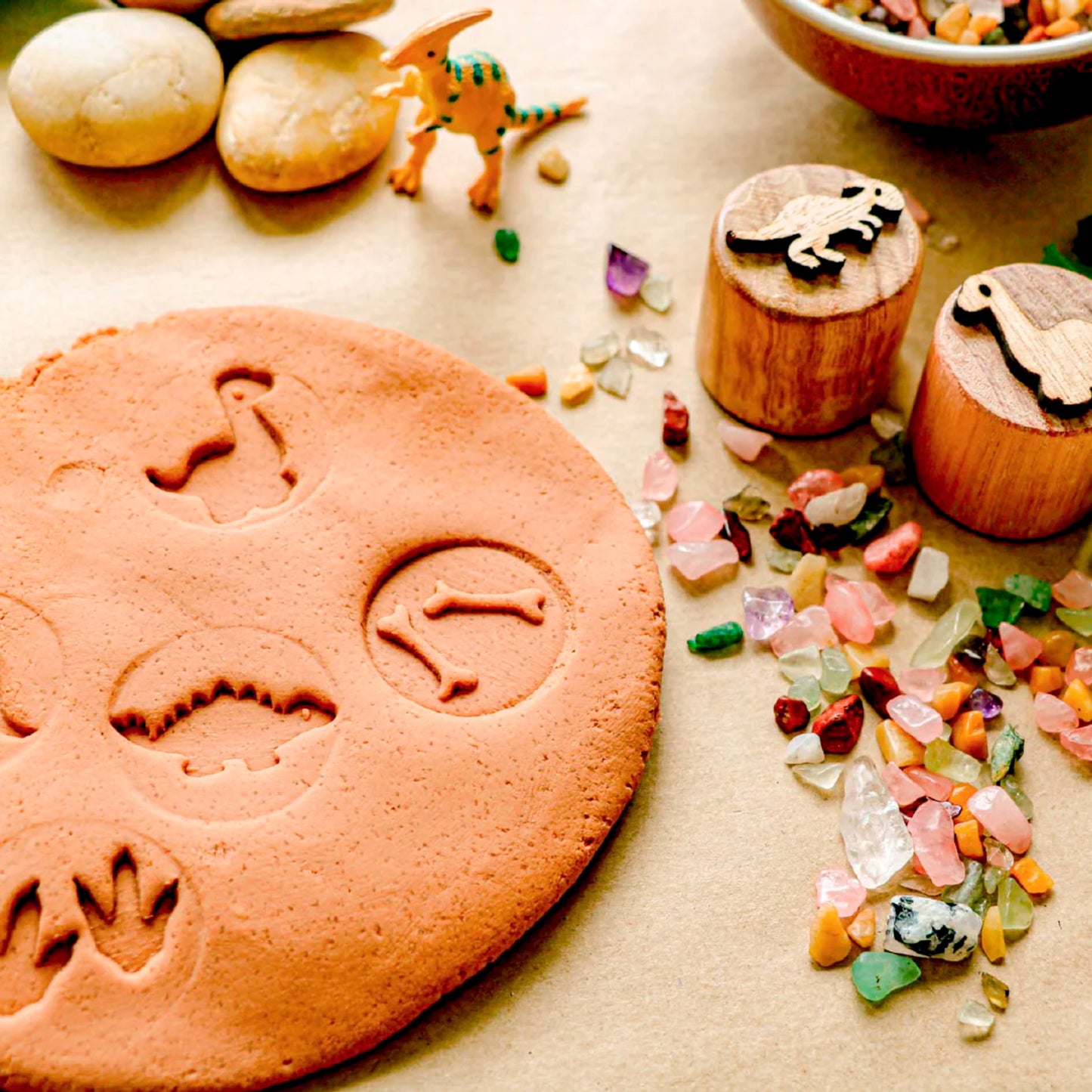 Playdough Stamps - Dinosaur