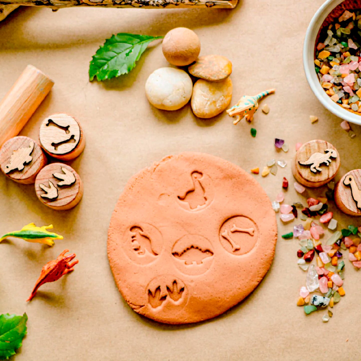 Playdough Stamps - Dinosaur