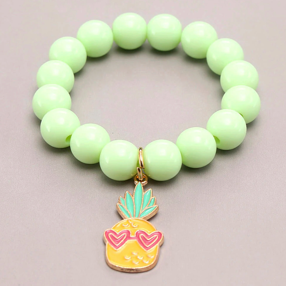 Colourful Beaded Charm Bracelets