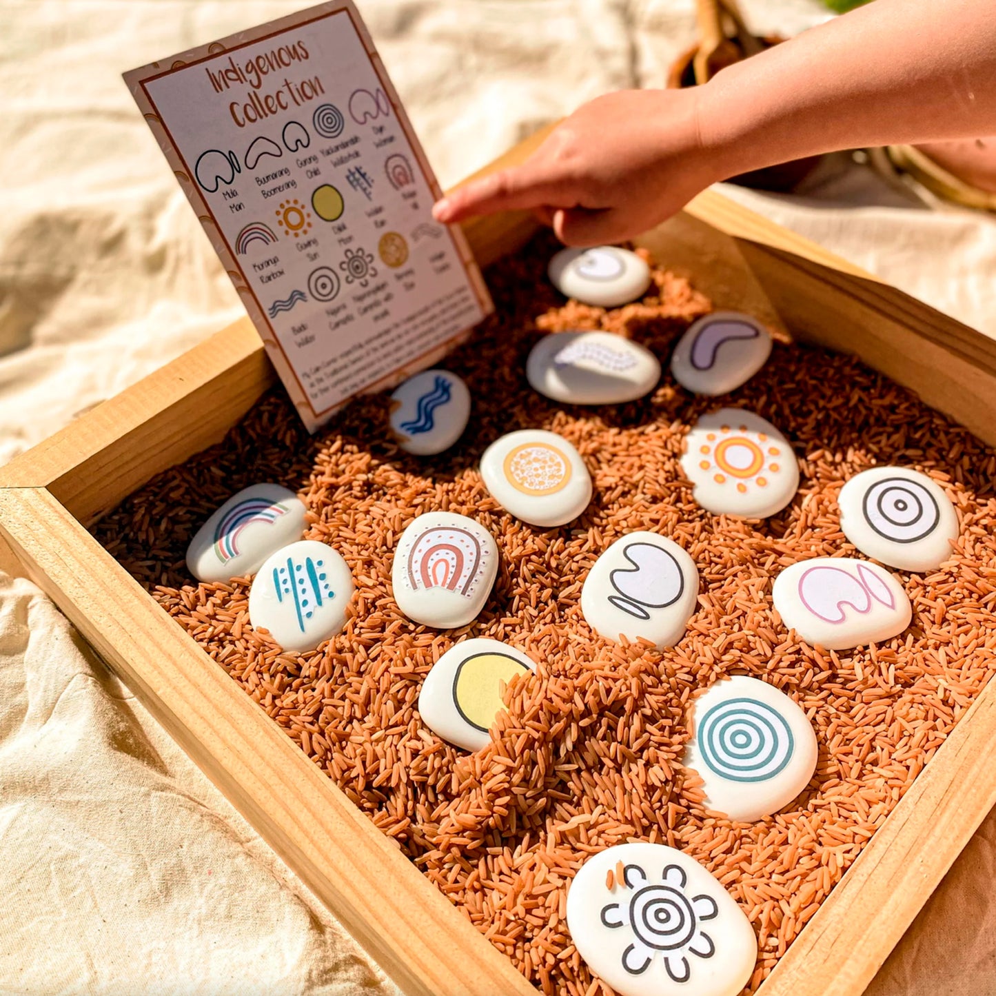 Indigenous Story Stones - Set of 15