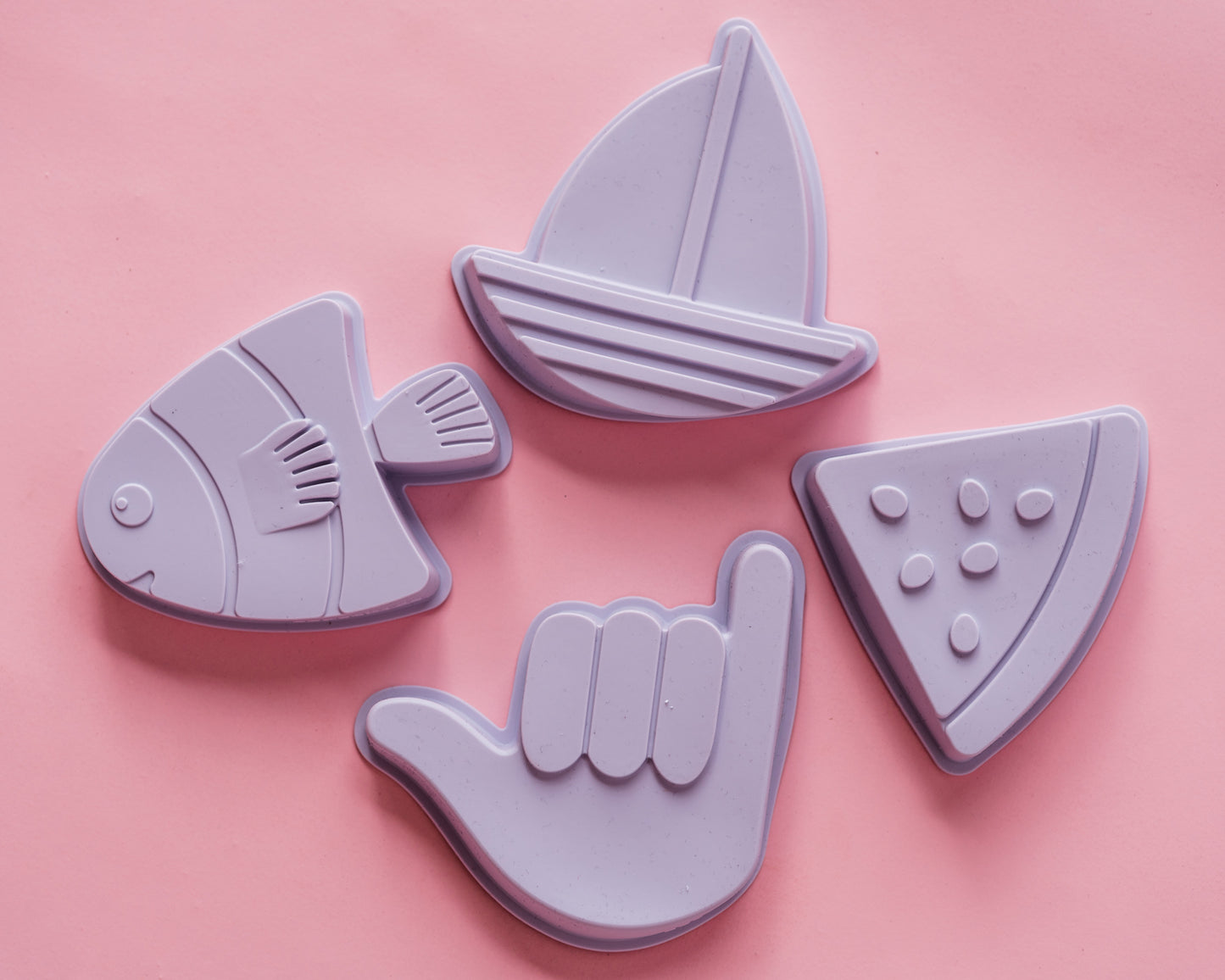 Shelly Beach Moulds - Set of 4