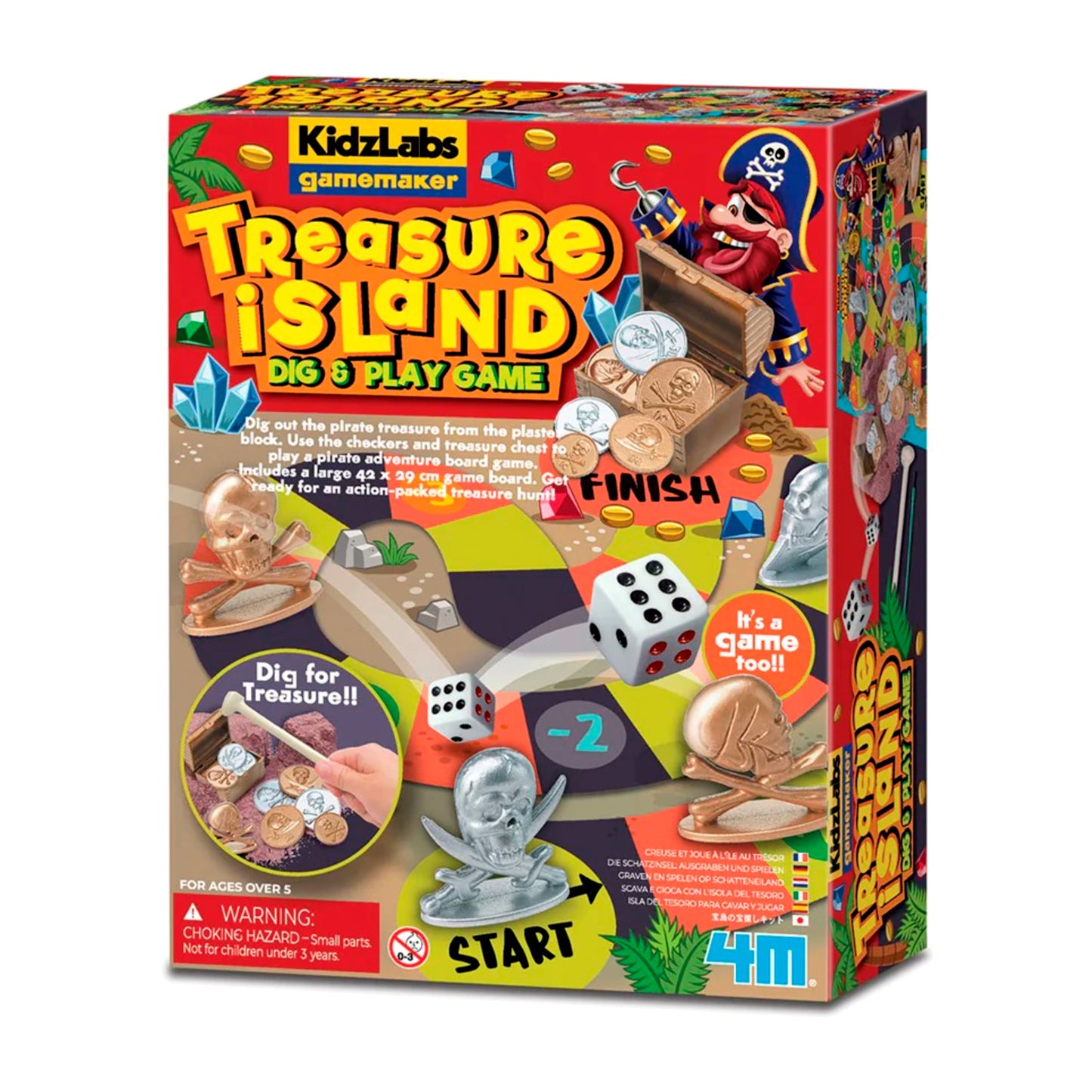 Kidzlabs Gamemaker - Treasure Island Dig & Play Game
