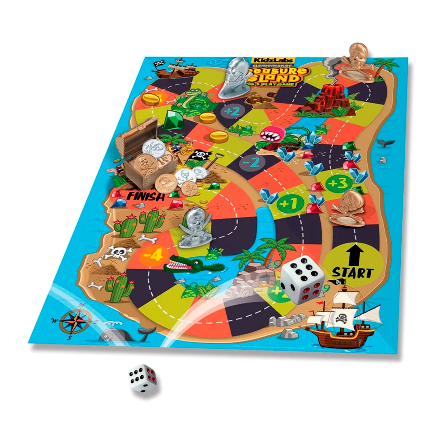 Kidzlabs Gamemaker - Treasure Island Dig & Play Game