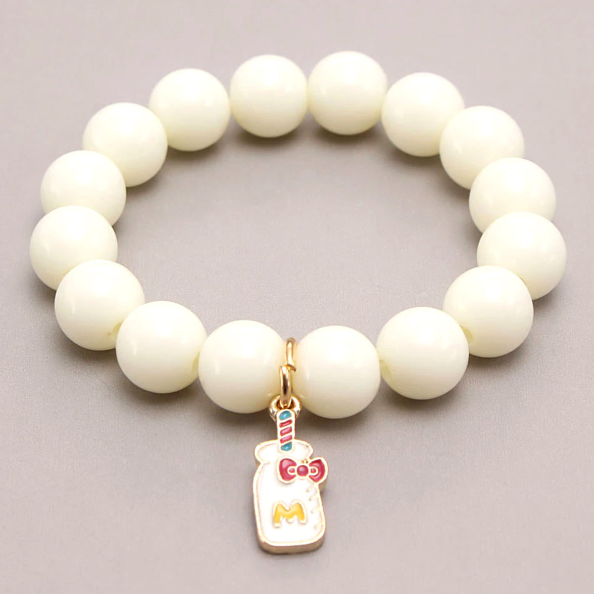 Colourful Beaded Charm Bracelets