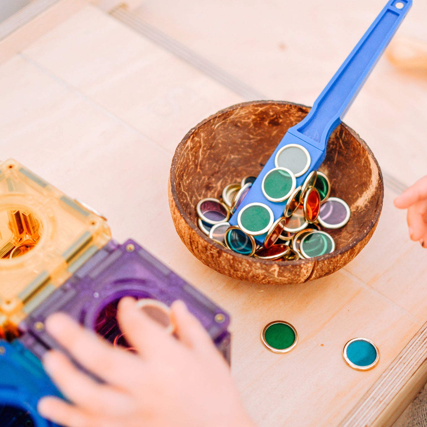 Metal Rimmed Counting Chips