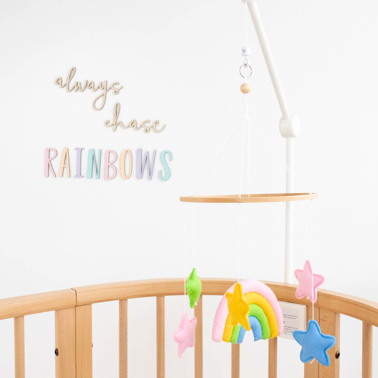 Always Chase Rainbows Wall Script