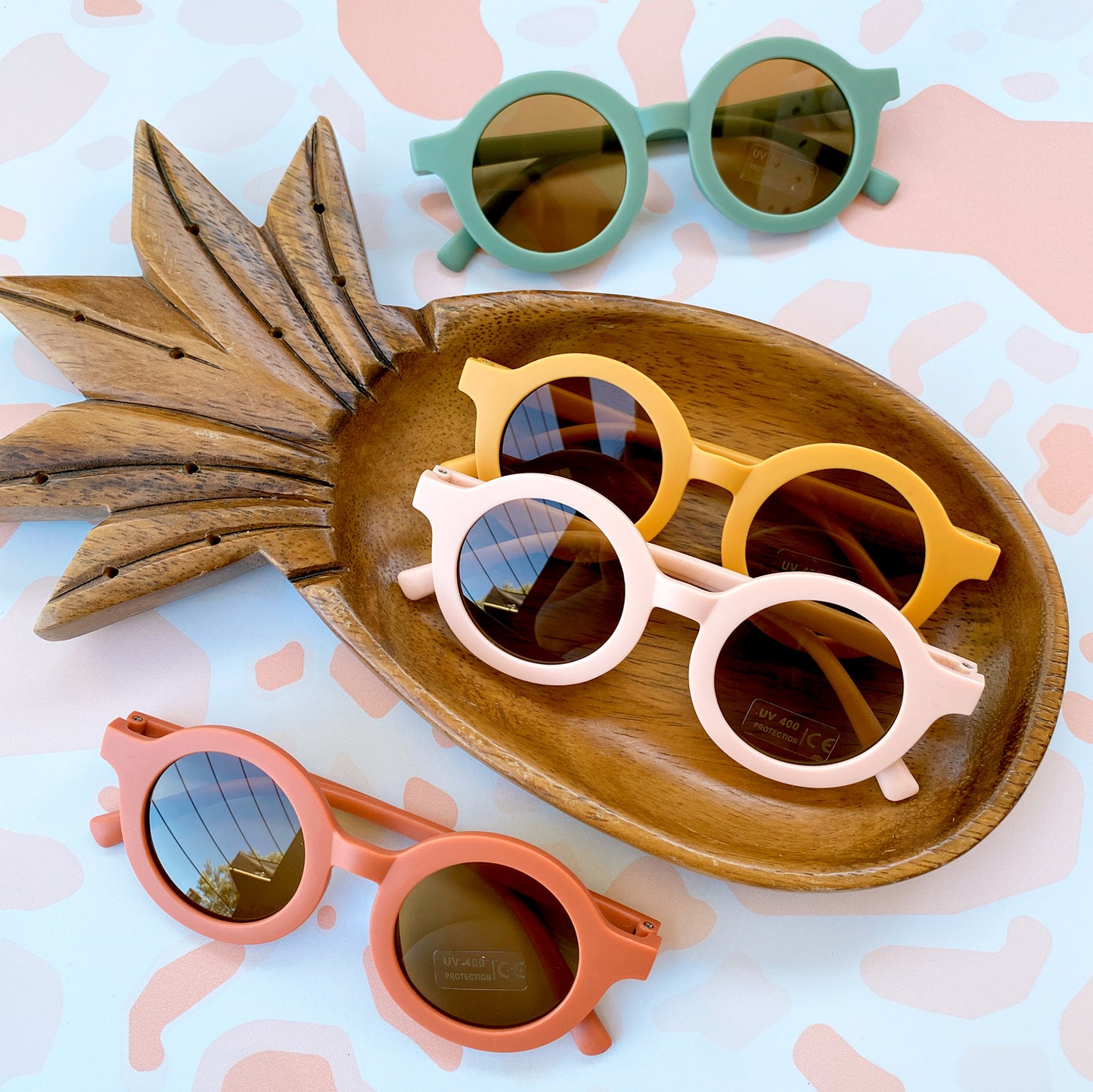 Alex Retro Round Sunglasses