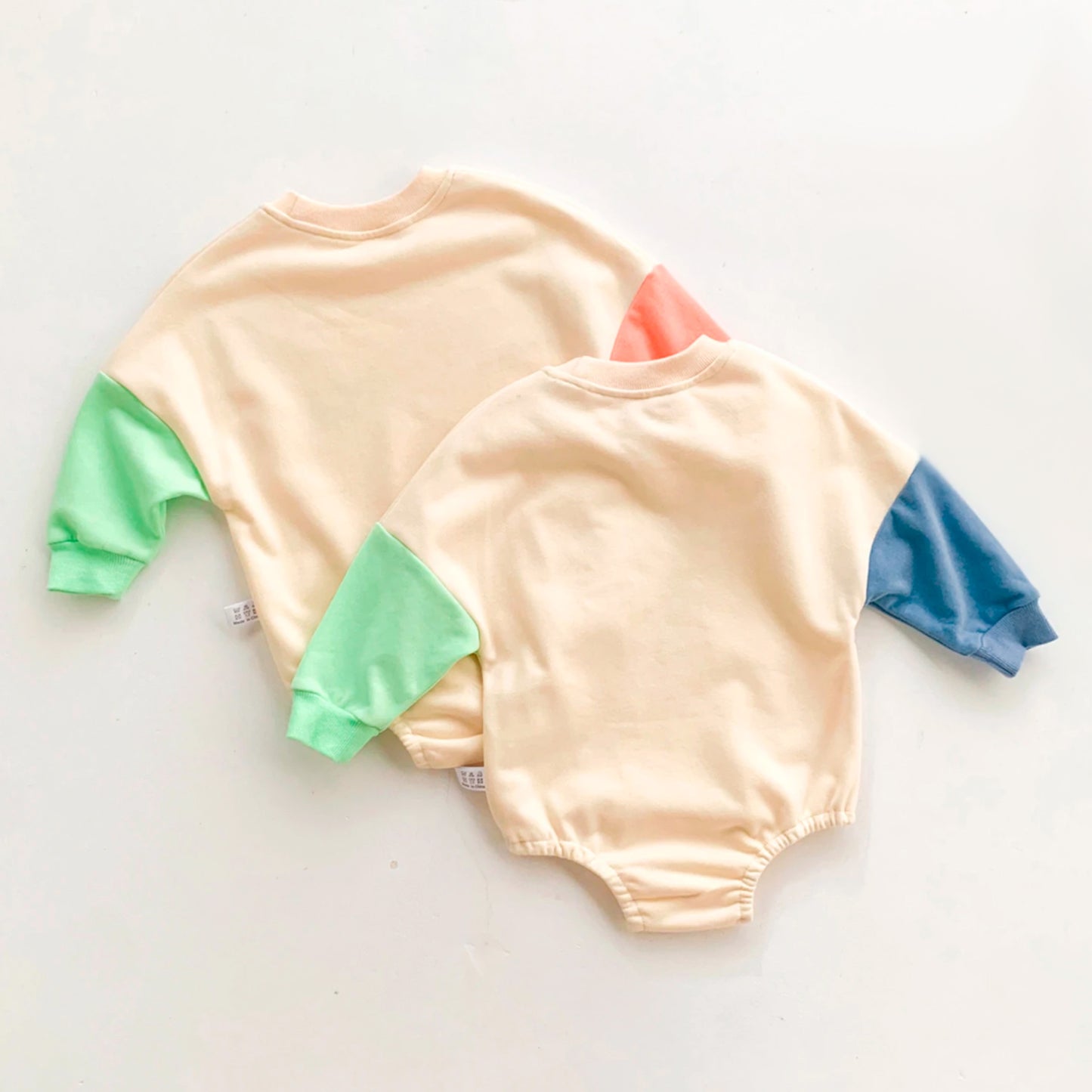 I'm A T-Rex Dinosaur Colourblock Long Sleeve Romper