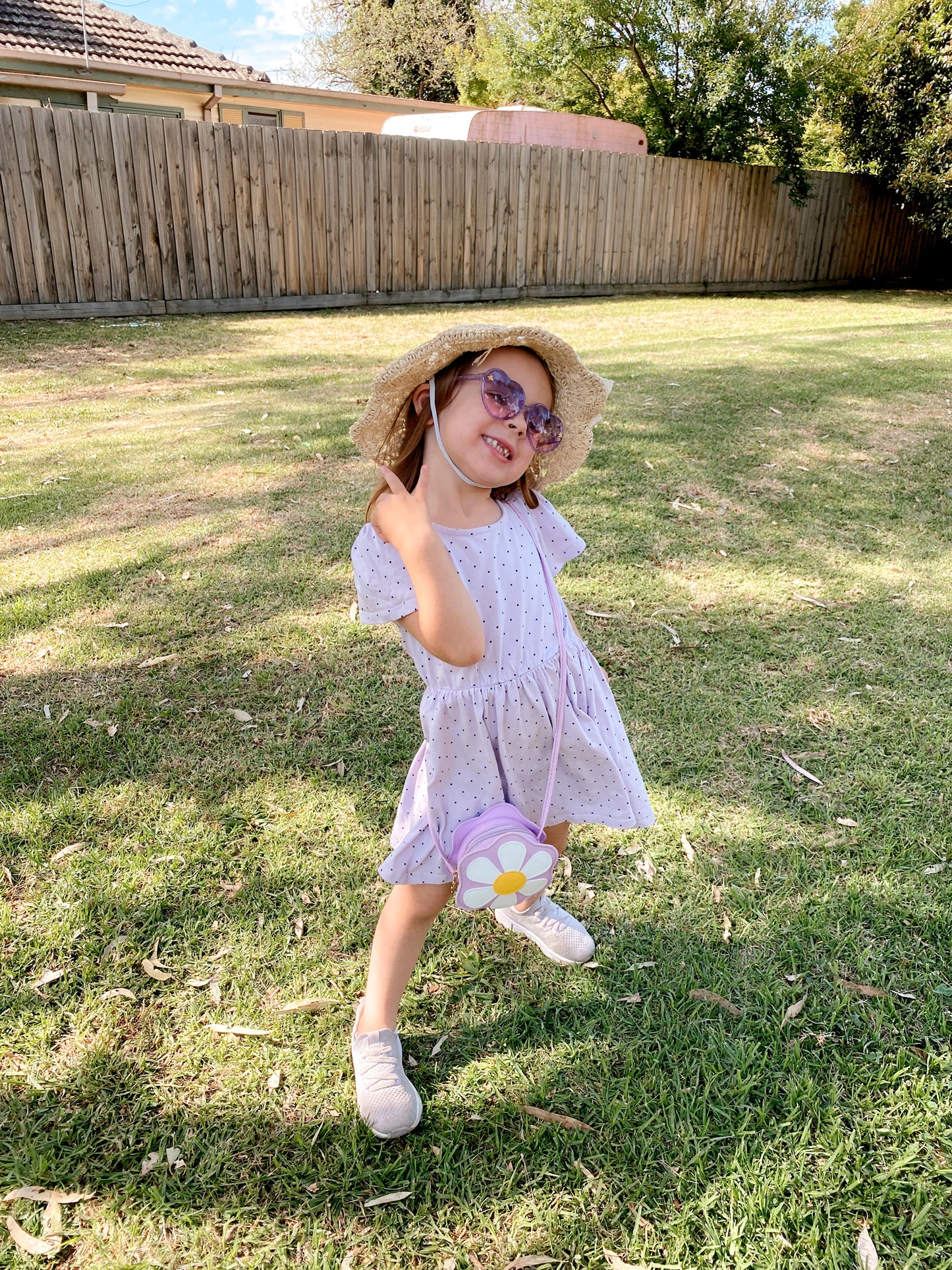 Chloe Love Heart Bumble Bee Sunglasses