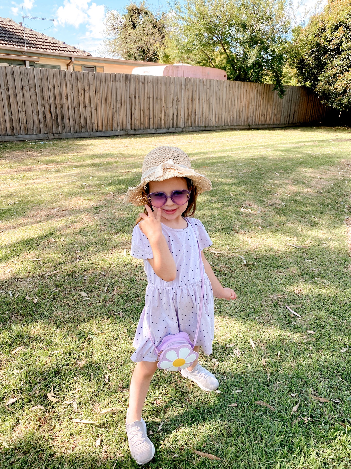 Daphne Wildflower Bag - Periwinkle Purple