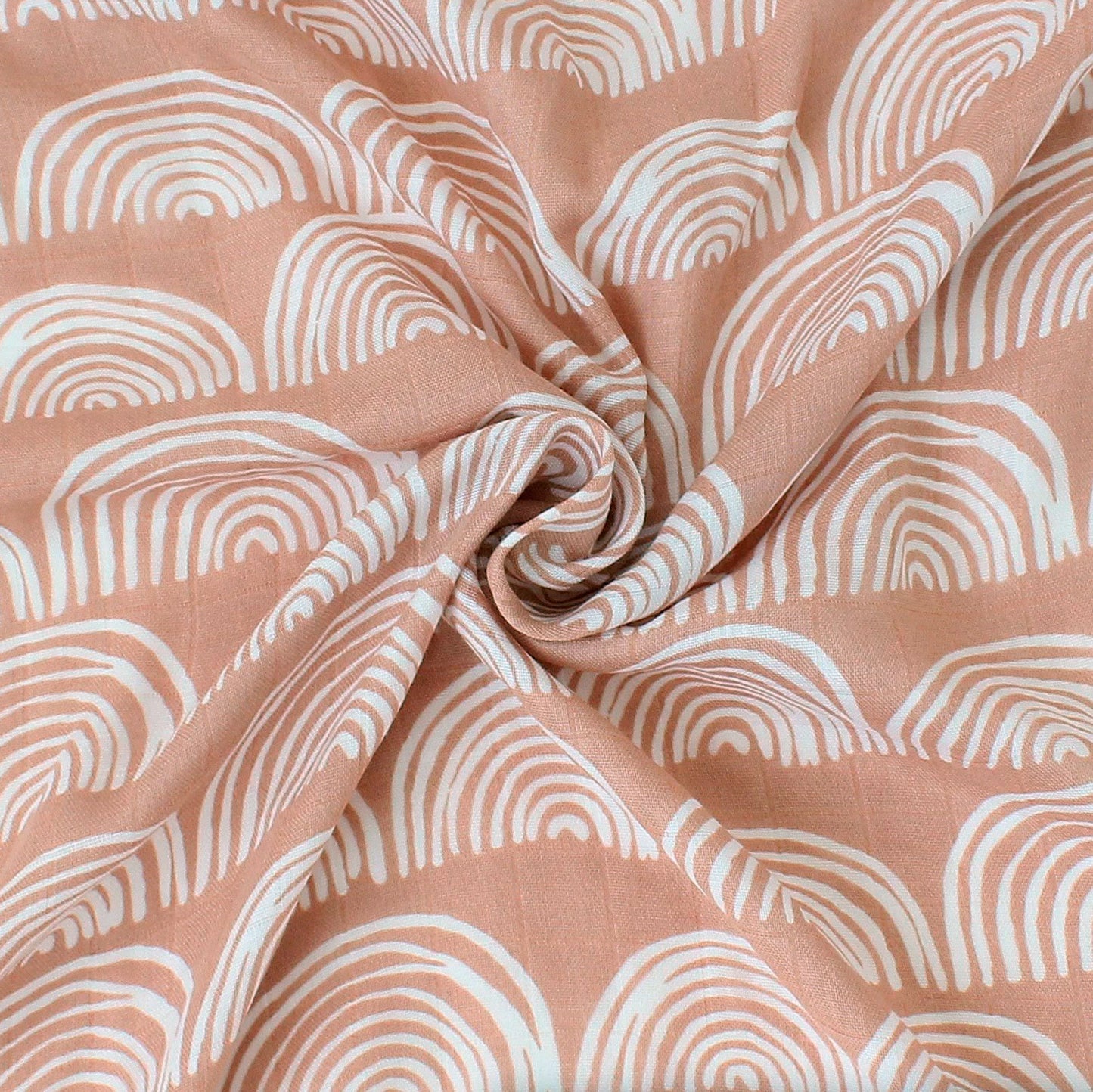 Muslin Baby Swaddle - Boho Rainbow