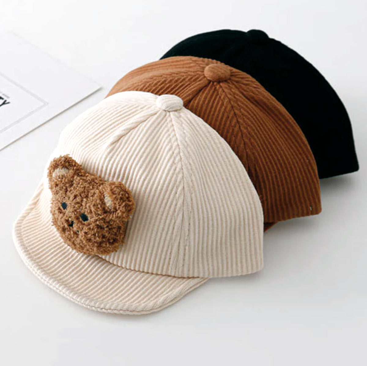 Brooklyn Bear Corduroy Baseball Cap
