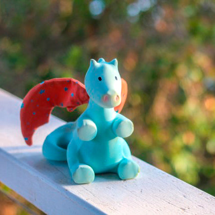 Sunrise Dragon Natural Rubber Baby Rattle