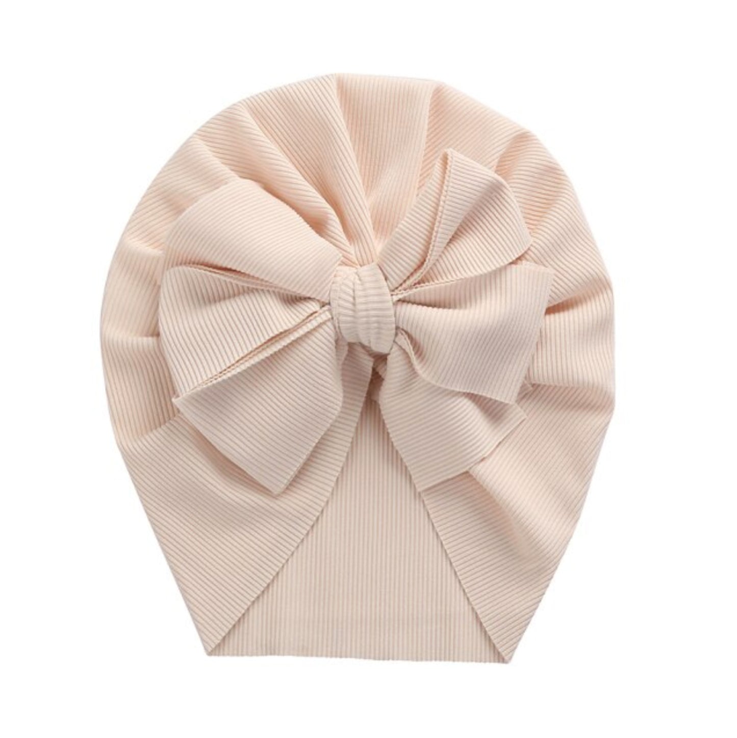 Polly Ribbed Bunny Knot Baby Turban