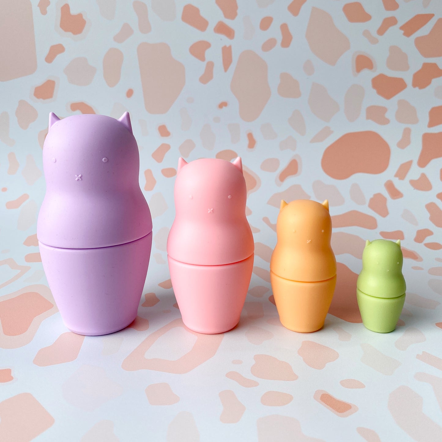 Kara Kitty Silicone Nesting Dolls