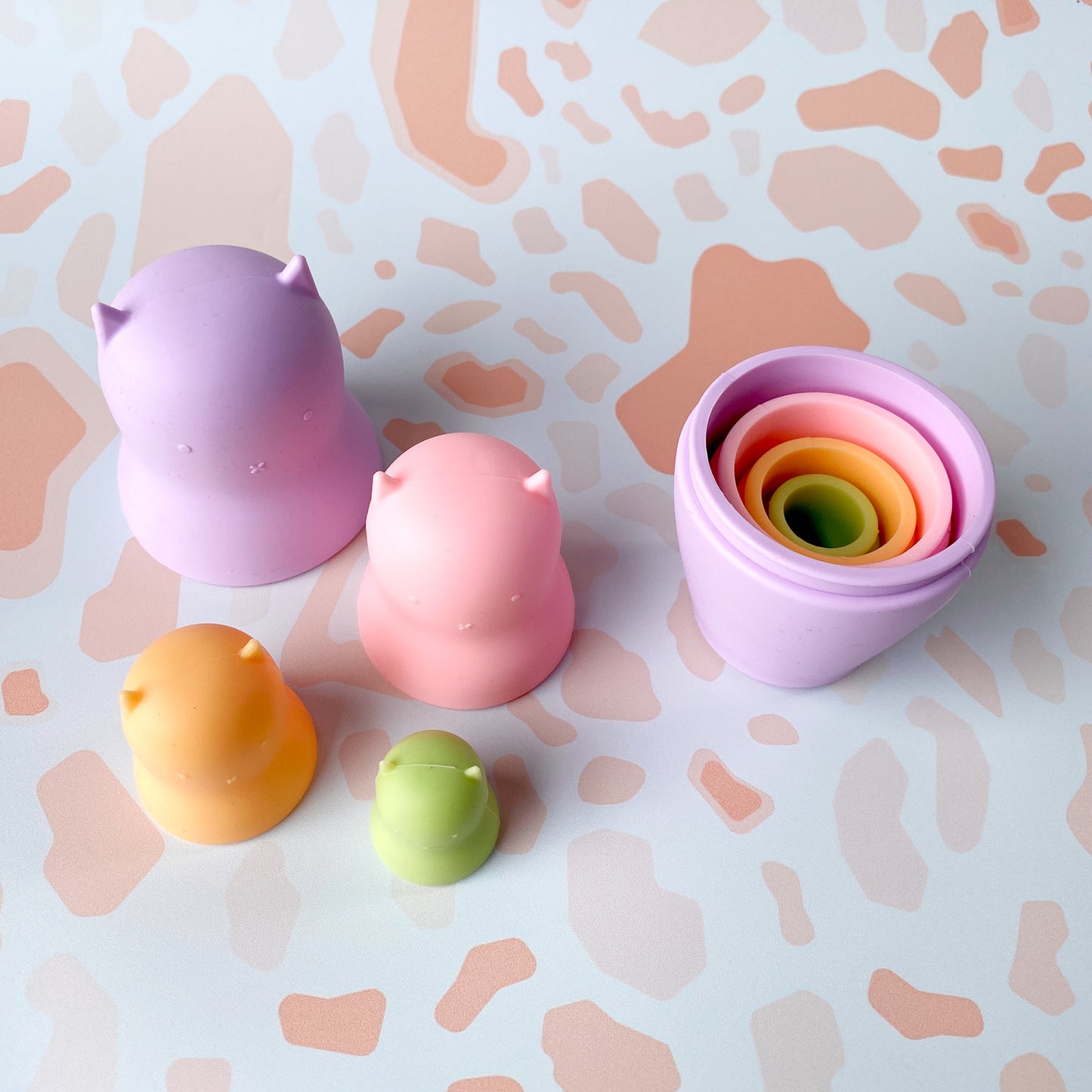 Kara Kitty Silicone Nesting Dolls