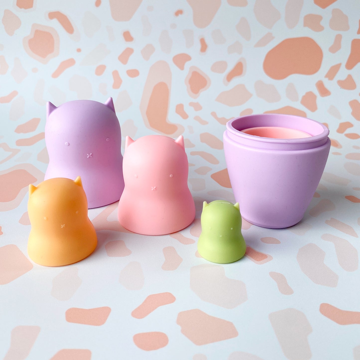 Kara Kitty Silicone Nesting Dolls