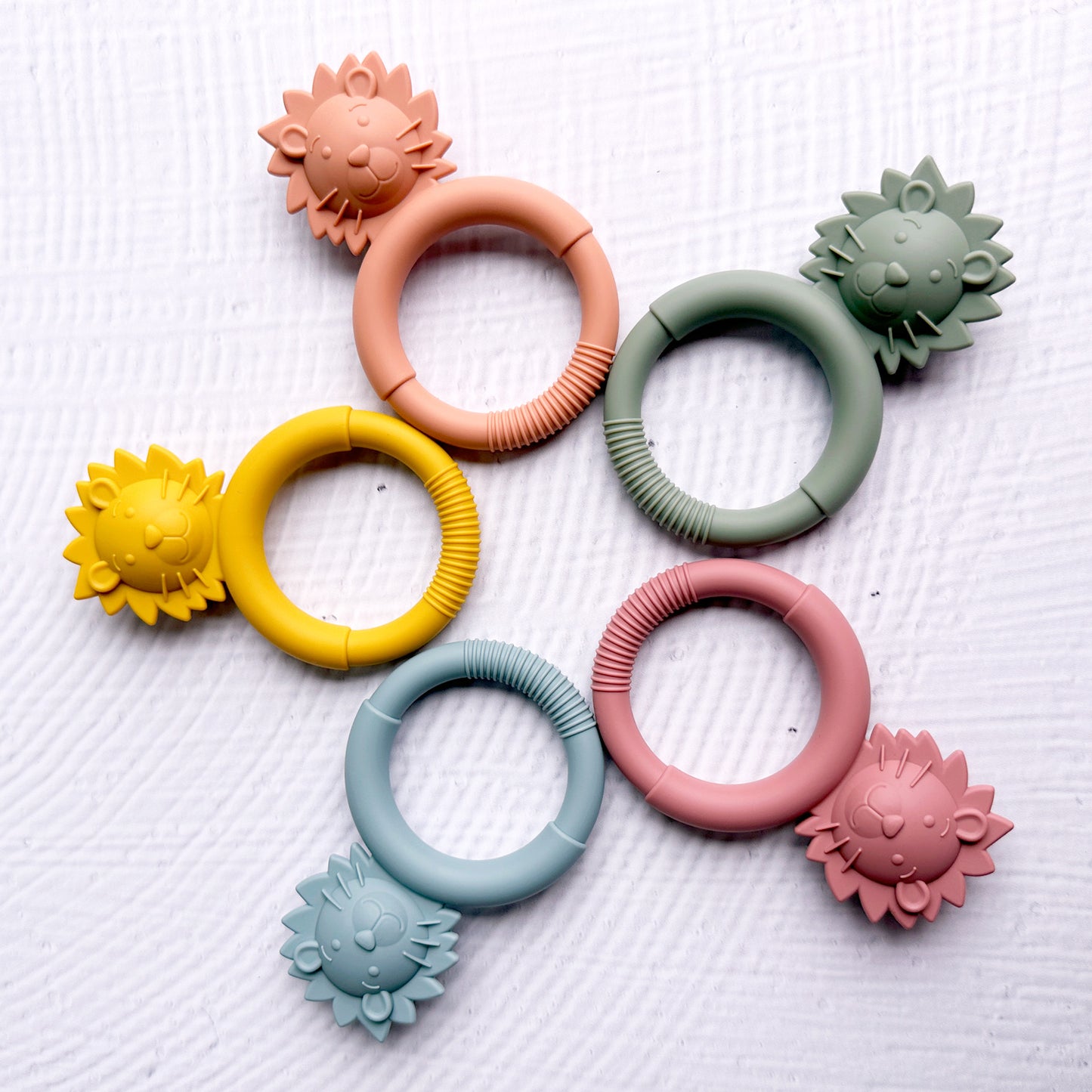 Leni The Lion Silicone Baby Teether