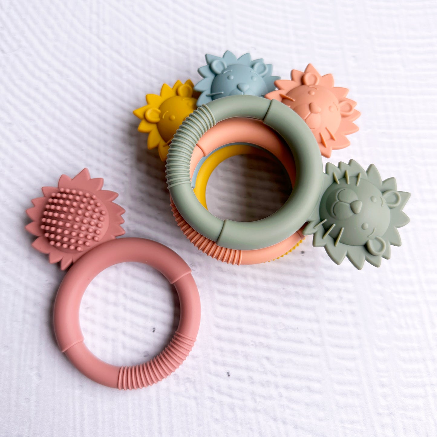 Leni The Lion Silicone Baby Teether