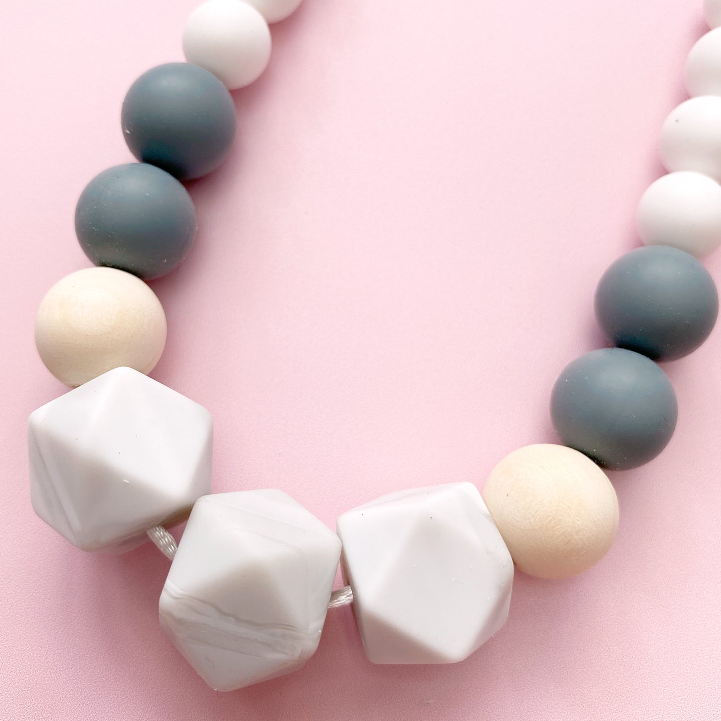 Myra Silicone & Wooden Mumma Necklace