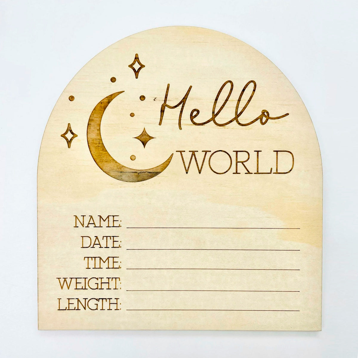 Mystic Arch Birth Announcement Disc - Mystic Moon