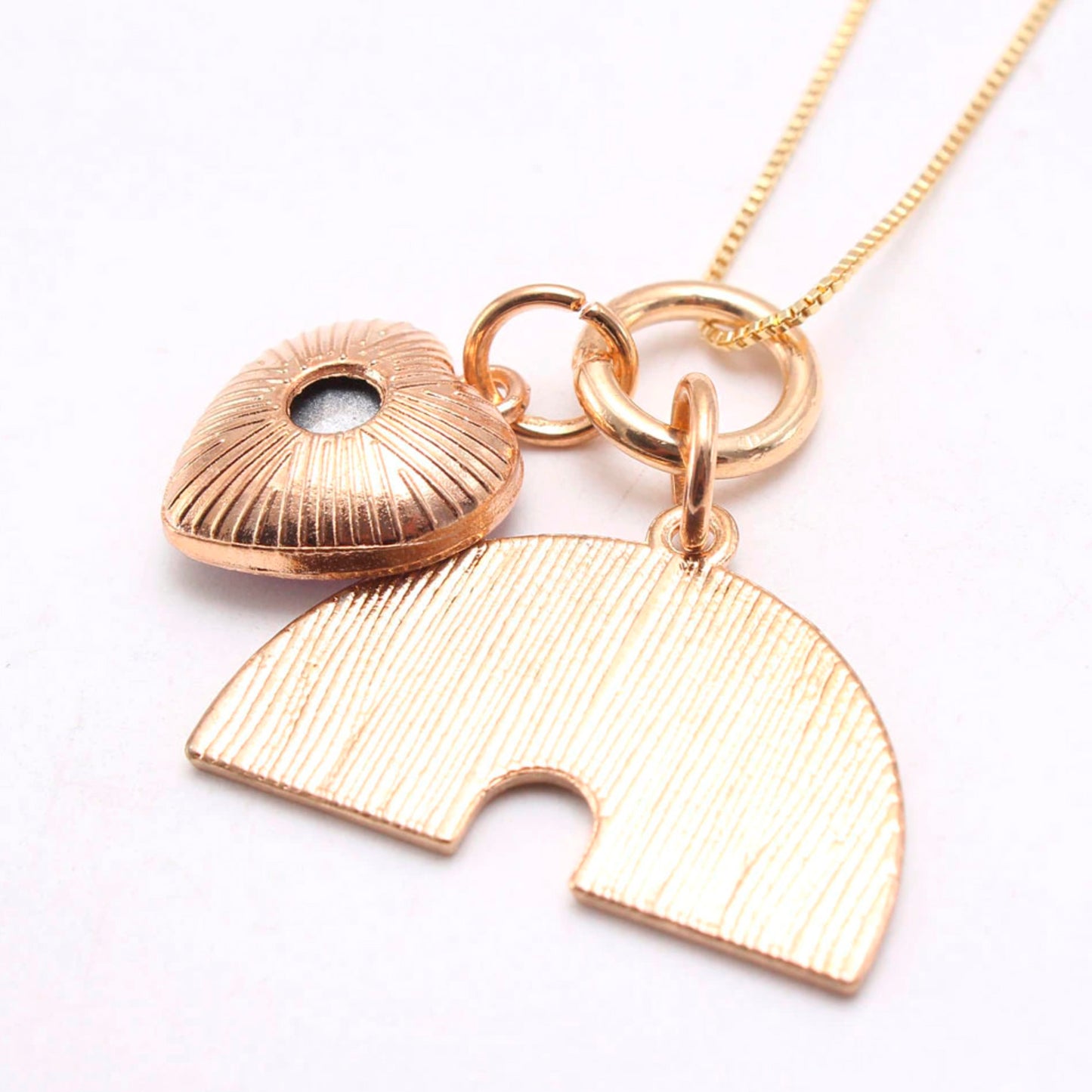 Over The Rainbow Gold Charm Necklace