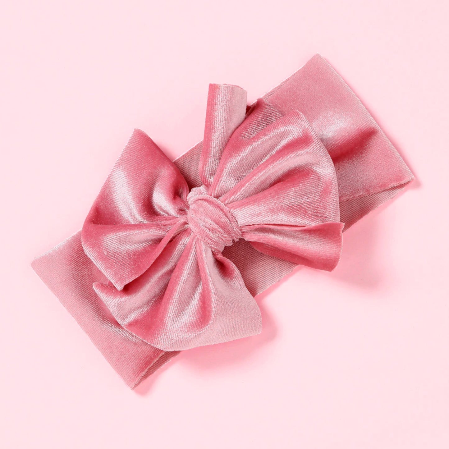 Adele Velvet Top Knot Bow Headband