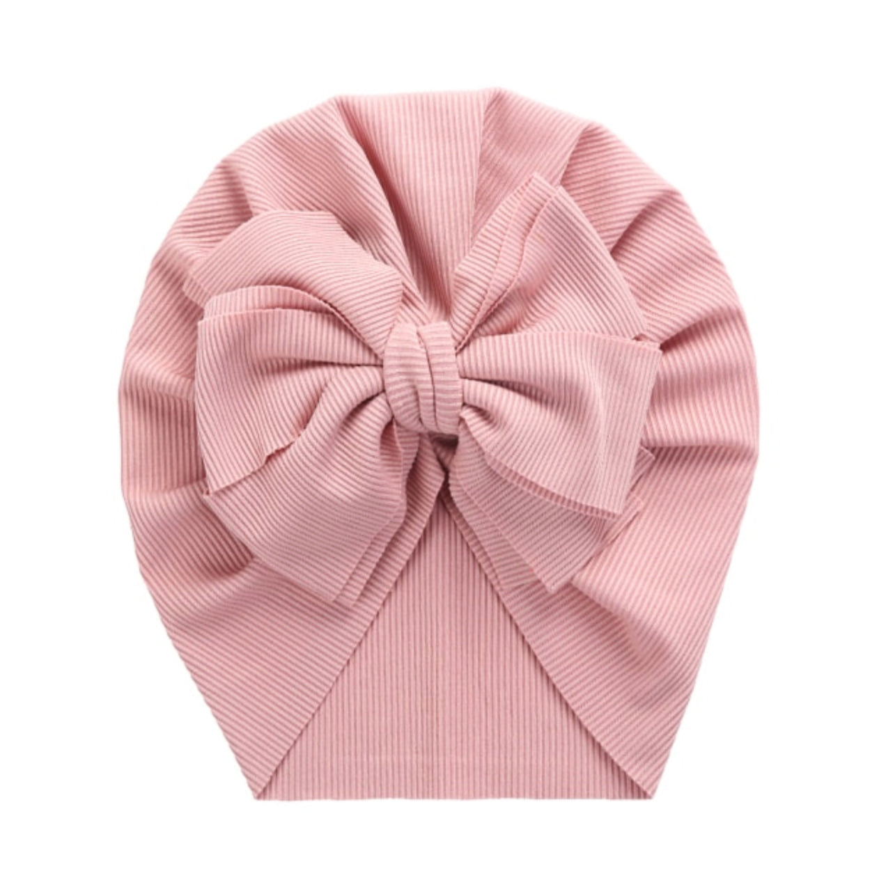 Polly Ribbed Bunny Knot Baby Turban