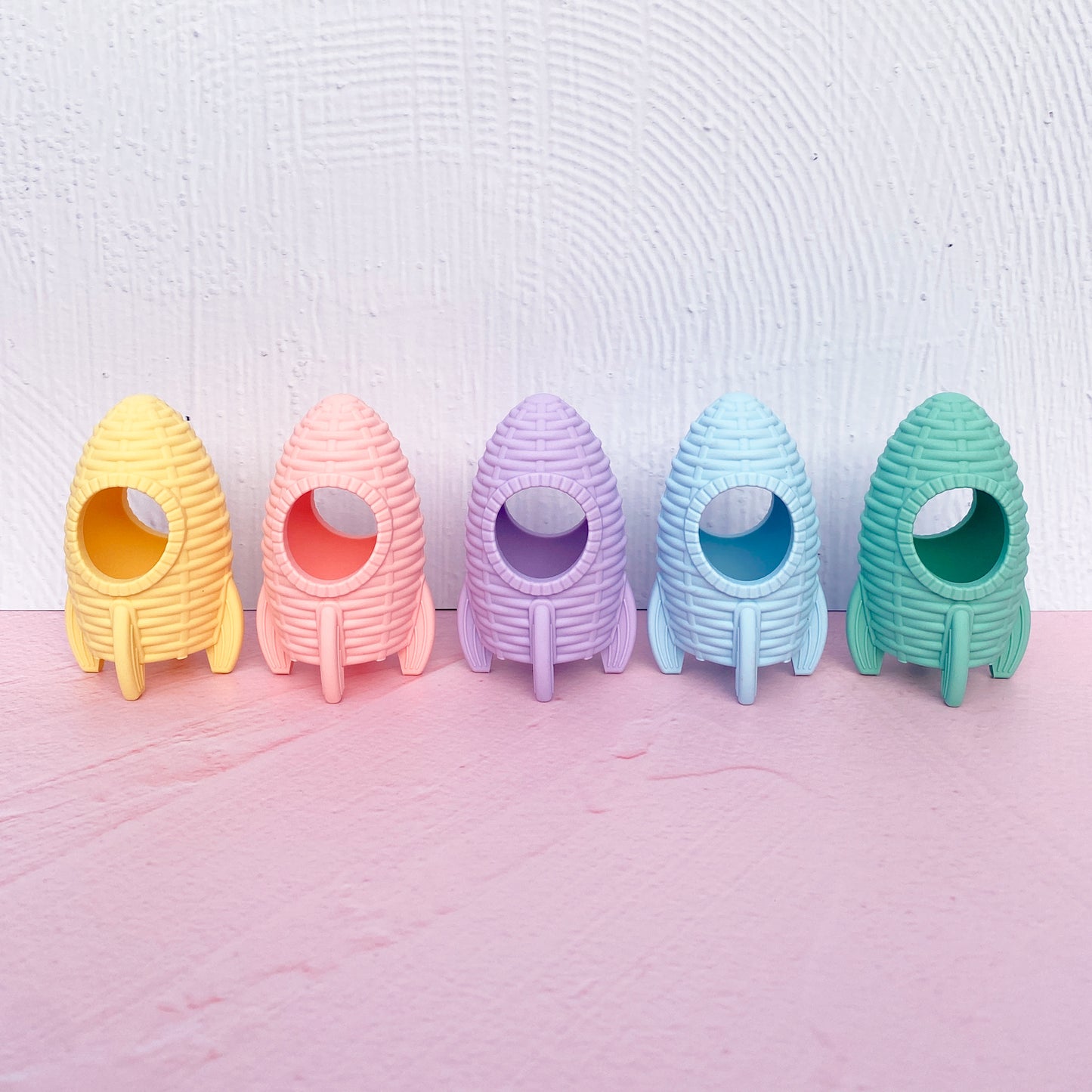 Silicone Sensory Rocketship Toy