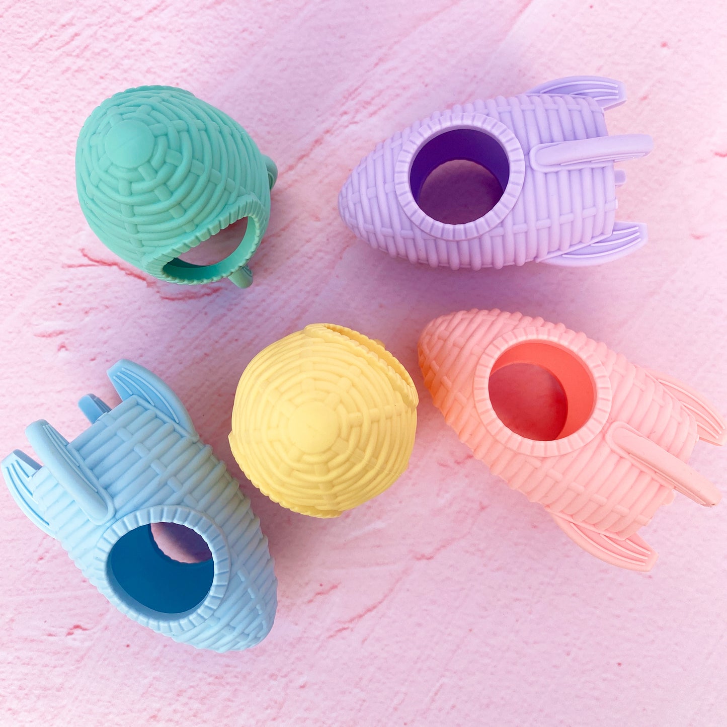 Silicone Sensory Rocketship Toy
