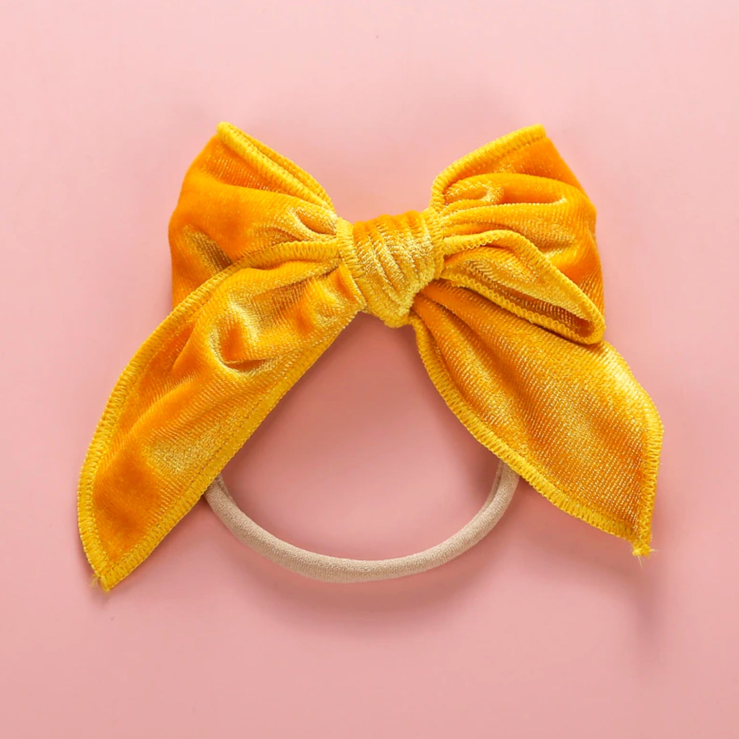 Scarlett Velvet Bow Mini Headband