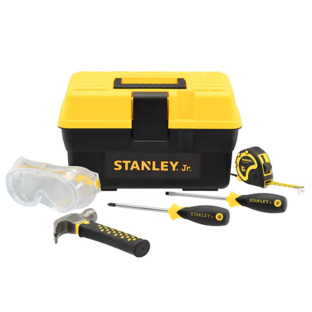 STANLEY® Jr. Children's Toolbox with 5-Piece Tool Set