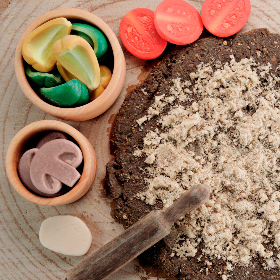 Sensory Play Stones - Pizza Toppings