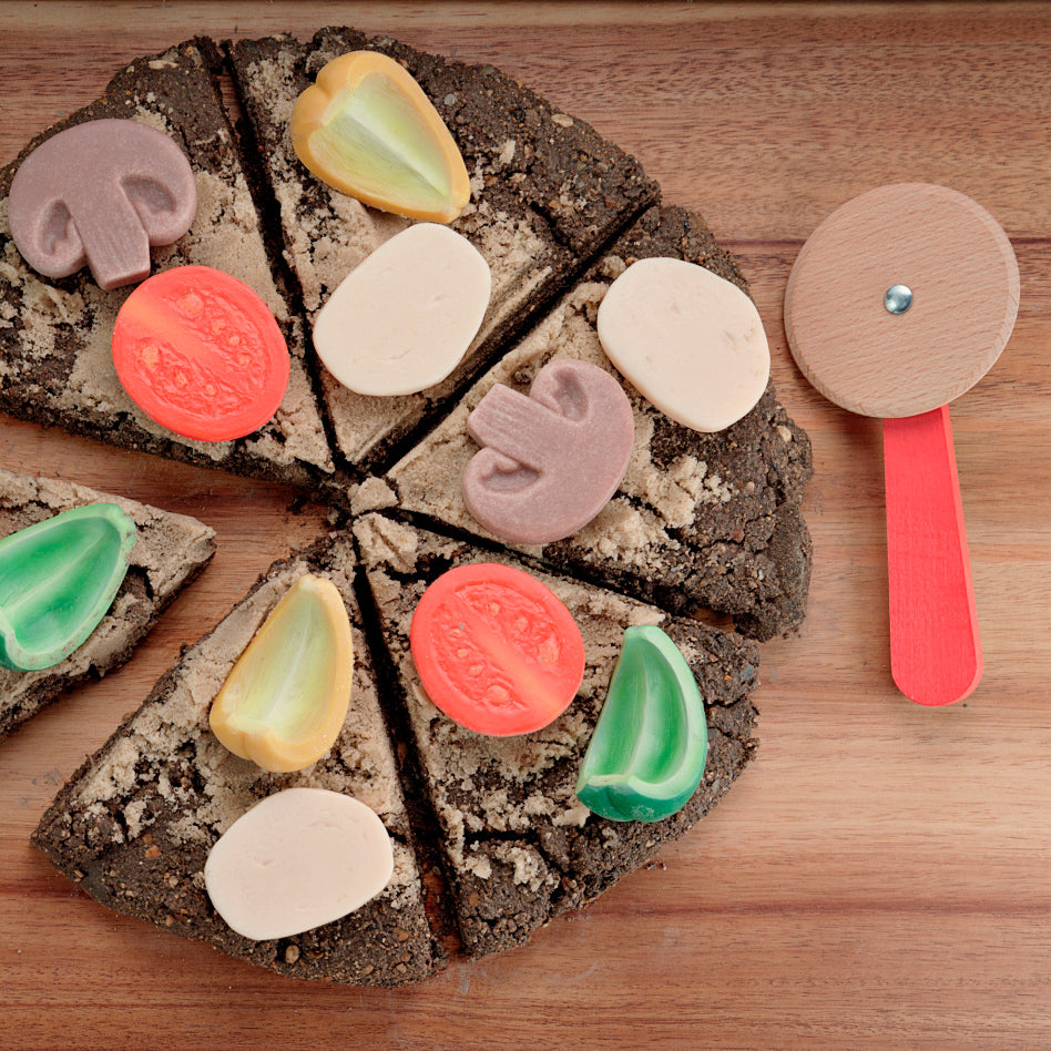 Sensory Play Stones - Pizza Toppings