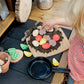 Sensory Play Stones - Pizza Toppings