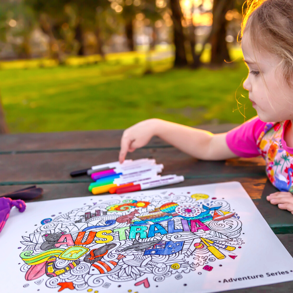 AUSTRALIA Re-FUN-able™ Colouring Set
