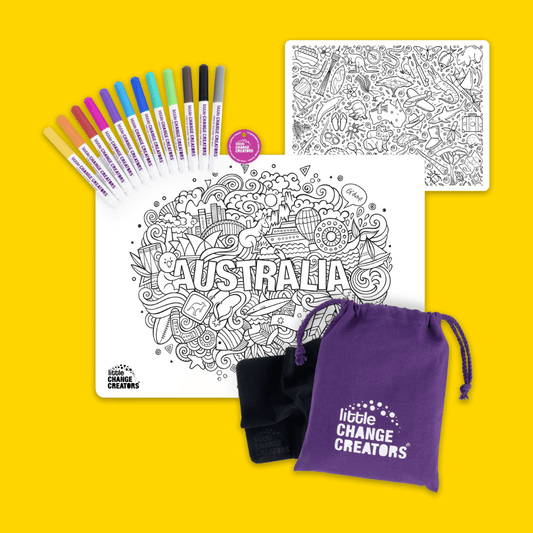 AUSTRALIA Re-FUN-able™ Colouring Set