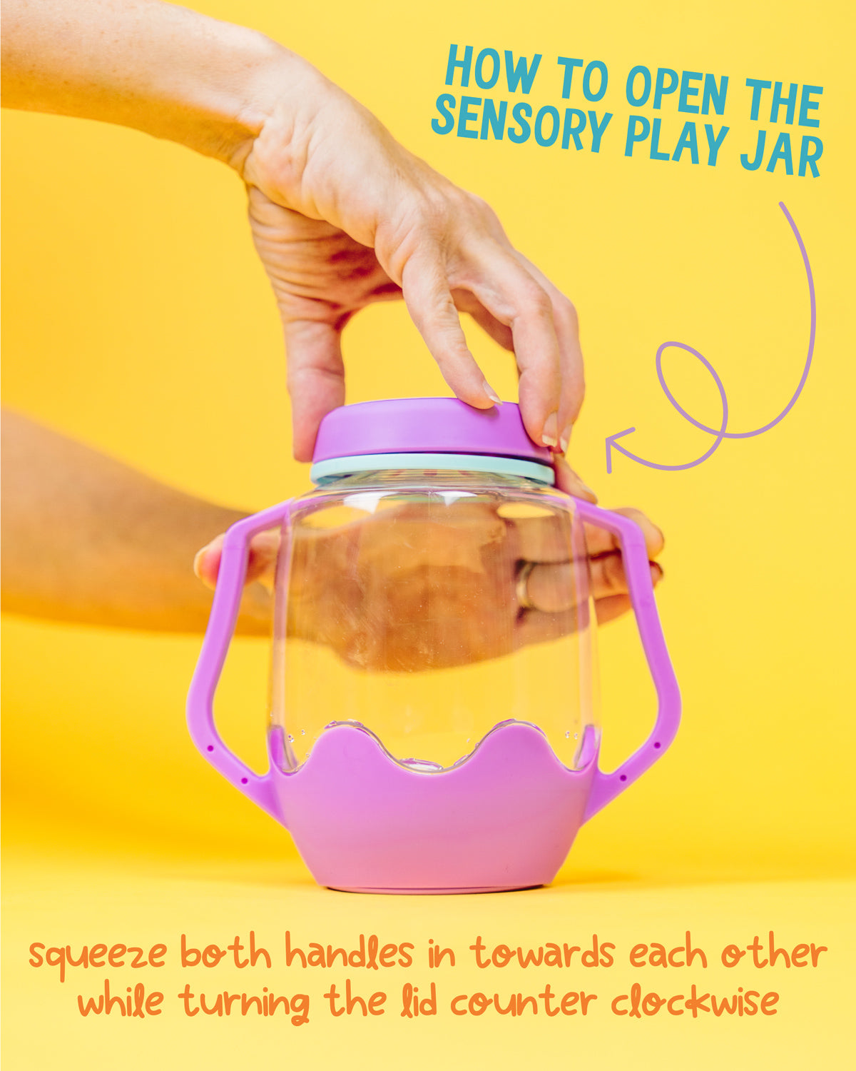 Glo Pals Sensory Play Jar - Purple