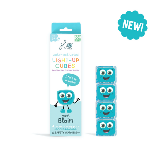 Glo Pals Water Activated Light-Up Cubes - Blair (Blue)
